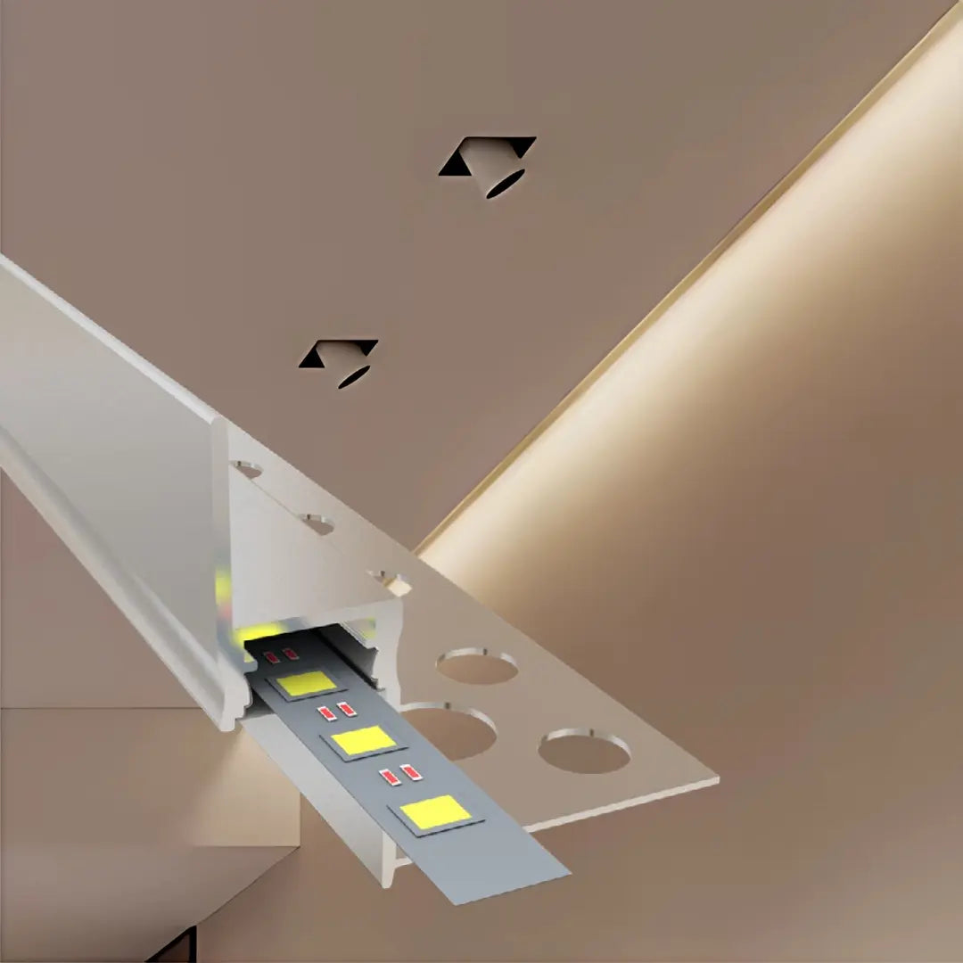 Alçıpan Gizli Köşe LED Profili Yiğit Alüminyum